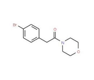 2-(4-Bromophenyl)-1-morpholinoethanone (CAS 349428-85-9) - chemical structure image