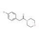 2-(4-Bromophenyl)-1-morpholinoethanone (CAS 349428-85-9) - chemical structure image
