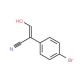 2-(4-Bromophenyl)-3-hydroxyacrylonitrile (CAS 27956-41-8) - chemical structure image