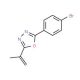 2-(4-Bromophenyl)-5-(prop-1-en-2-yl)-1,3,4-oxadiazole (CAS 1033201-91-0) - chemical structure image