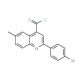 2-(4-bromophenyl)-6-methylquinoline-4-carbonyl chloride - chemical structure image