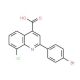 2-(4-Bromophenyl)-8-chloroquinoline-4-carboxylic acid - chemical structure image