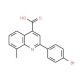 2-(4-Bromophenyl)-8-methylquinoline-4-carboxylic acid - chemical structure image
