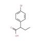 2-(4-Bromophenyl)butanoic acid (CAS 99070-18-5) - chemical structure image