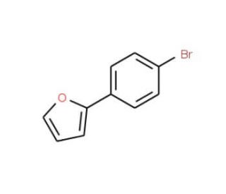 2-(4-Bromophenyl)furan (CAS 14297-34-8) - chemical structure image