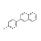2-(4-Bromophenyl)naphthalene (CAS 22082-99-1) - chemical structure image