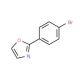 2-(4-Bromophenyl)oxazole (CAS 176961-50-5) - chemical structure image