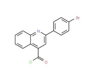 2-(4-bromophenyl)quinoline-4-carbonyl chloride - chemical structure image