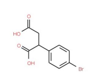 2-(4-Bromophenyl)succinic acid (CAS 71471-40-4) - chemical structure image