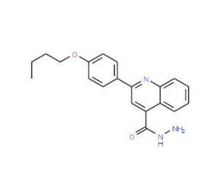 2-(4-Butoxyphenyl)quinoline-4-carbohydrazide - chemical structure image