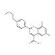 2-(4-Butylphenyl)-6,8-dimethylquinoline-4-carboxylic acid - chemical structure image