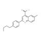 2-(4-butylphenyl)-6-methylquinoline-4-carbonyl chloride - chemical structure image