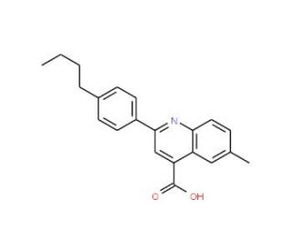 2-(4-Butylphenyl)-6-methylquinoline-4-carboxylic acid - chemical structure image