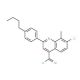2-(4-butylphenyl)-7-chloro-8-methylquinoline-4-carbonyl chloride - chemical structure image