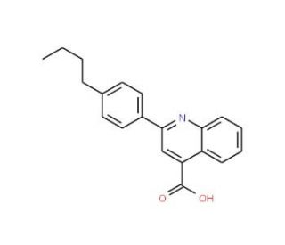 2-(4-Butylphenyl)quinoline-4-carboxylic acid - chemical structure image