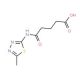 2-(4-Carboxybutyryl)amino-5-methyl-1,3,4-thiadiazole - chemical structure image