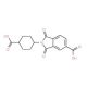 2-(4-carboxycyclohexyl)-1,3-dioxoisoindoline-5-carboxylic acid - chemical structure image