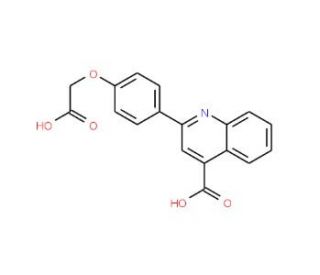 2-[4-(carboxymethoxy)phenyl]quinoline-4-carboxylic acid - chemical structure image