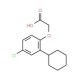 2-(4-chloro-2-cyclohexylphenoxy)acetic acid - chemical structure image