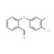2-(4-Chloro-3-fluorophenoxy)benzenecarbaldehyde - chemical structure image