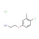 2-(4-Chloro-3-methyl-phenoxy)-ethylaminehydrochloride - chemical structure image