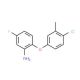 2-(4-Chloro-3-methylphenoxy)-5-fluorophenylamine - chemical structure image