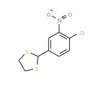 2-(4-chloro-3-nitrophenyl)-1,3-dithiolane - chemical structure image
