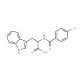 2-(4-Chloro-benzoylamino)-3-(1H-indol-3-yl)-propionic acid (CAS 39544-74-6) - chemical structure image