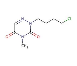 2-(4-Chloro-butyl)-4-methyl-2H-[1,2,4]triazine-3,5-dione - chemical structure image