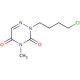 2-(4-Chloro-butyl)-4-methyl-2H-[1,2,4]triazine-3,5-dione - chemical structure image
