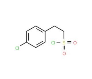 2-(4-Chloro-phenyl)-ethanesulfonyl chloride - chemical structure image