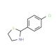 2-(4-Chloro-phenyl)-thiazolidine (CAS 7738-99-0) - chemical structure image