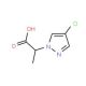 2-(4-Chloro-pyrazol-1-yl)-propionic acid (CAS 51363-82-7) - chemical structure image