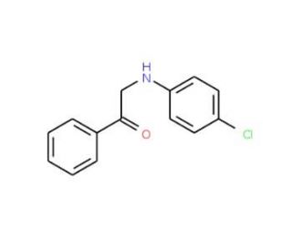 2-(4-Chloroanilino)-1-phenyl-1-ethanone (CAS 53181-22-9) - chemical structure image