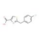 2-(4-Chlorobenzyl)-1,3-thiazole-4-carboxylic acid - chemical structure image
