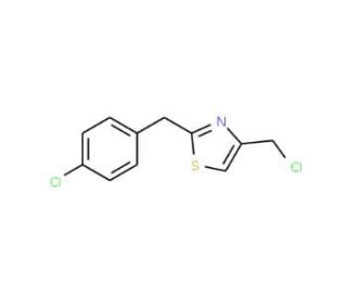 2-(4-chlorobenzyl)-4-(chloromethyl)-1,3-thiazole - chemical structure image