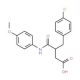 2-(4-Chlorobenzyl)-N-(4-methoxyphenyl)-succinamic acid - chemical structure image
