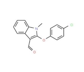 2-(4-Chlorophenoxy)-1-methyl-1H-indole-3-carbaldehyde - chemical structure image