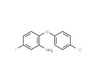2-(4-Chlorophenoxy)-5-fluoroaniline - chemical structure image