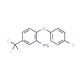 2-(4-Chlorophenoxy)-5-(trifluoromethyl)aniline (CAS 349-20-2) - chemical structure image