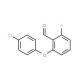 2-(4-Chlorophenoxy)-6-fluorobenzaldehyde (CAS 902836-82-2) - chemical structure image