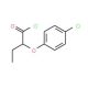 2-(4-chlorophenoxy)butanoyl chloride - chemical structure image