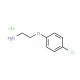 2-(4-chlorophenoxy)ethanamine hydrochloride (CAS 28769-06-4) - chemical structure image