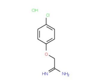 2-(4-Chlorophenoxy)ethanimidamide hydrochloride (CAS 59104-19-7) - chemical structure image