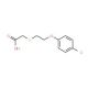 {[2-(4-chlorophenoxy)ethyl]thio}acetic acid - chemical structure image