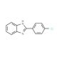 2-(4-Chlorophenyl)-1H-benzoimidazole (CAS 1019-85-8) - chemical structure image