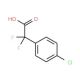2-(4-Chlorophenyl)-2,2-difluoroacetic acid (CAS 475301-73-6) - chemical structure image