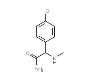 2-(4-chlorophenyl)-2-(methylamino)acetamide - chemical structure image