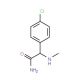 2-(4-chlorophenyl)-2-(methylamino)acetamide - chemical structure image