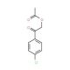 2-(4-Chlorophenyl)-2-oxoethyl acetate (CAS 39561-82-5) - chemical structure image